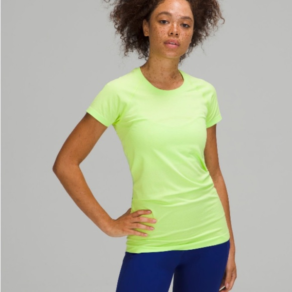 Lululemon Neon Yellow Swiftly Tech Tee 6
